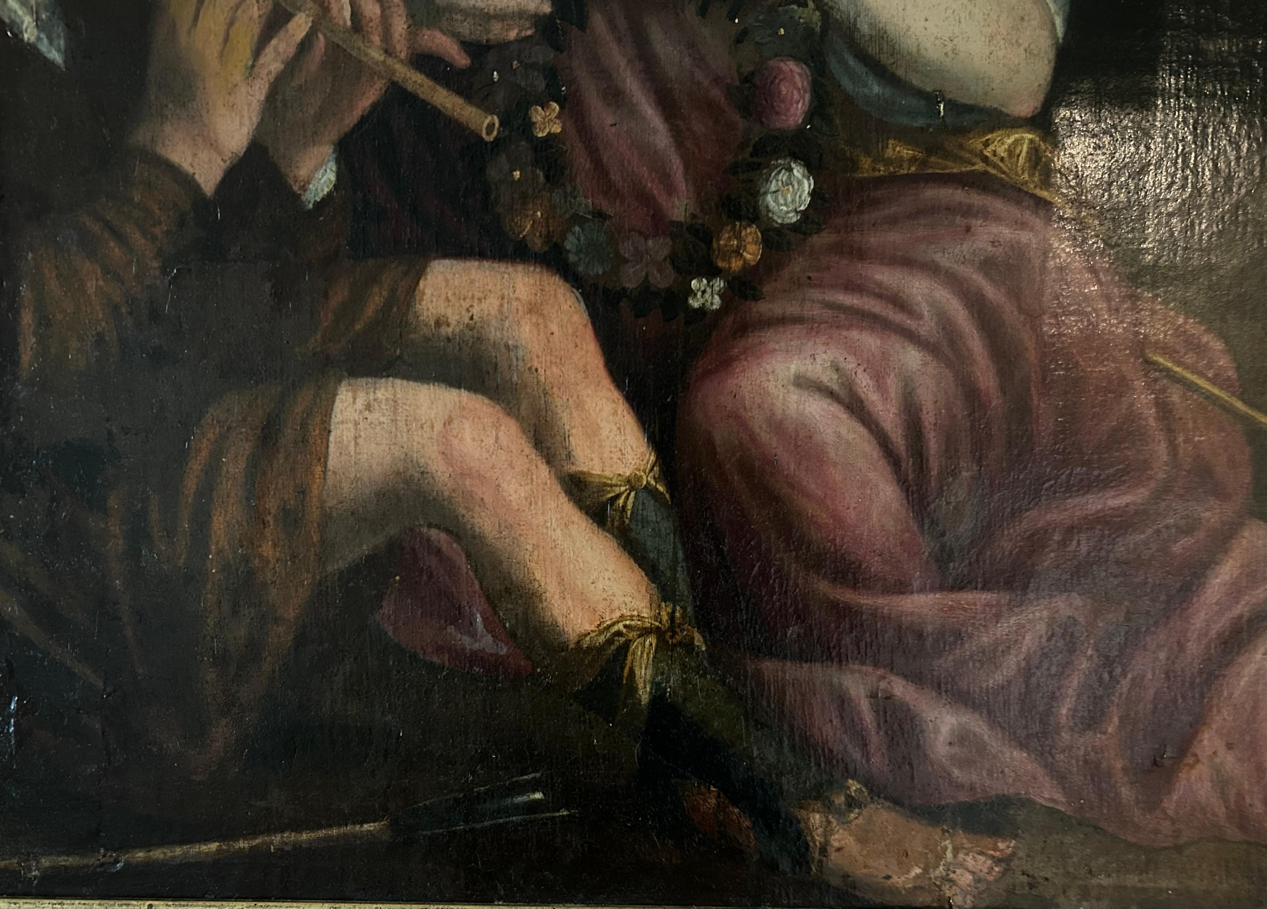 Spectaculaire huile sur toile du 18e siècle, école italienne en vente 8