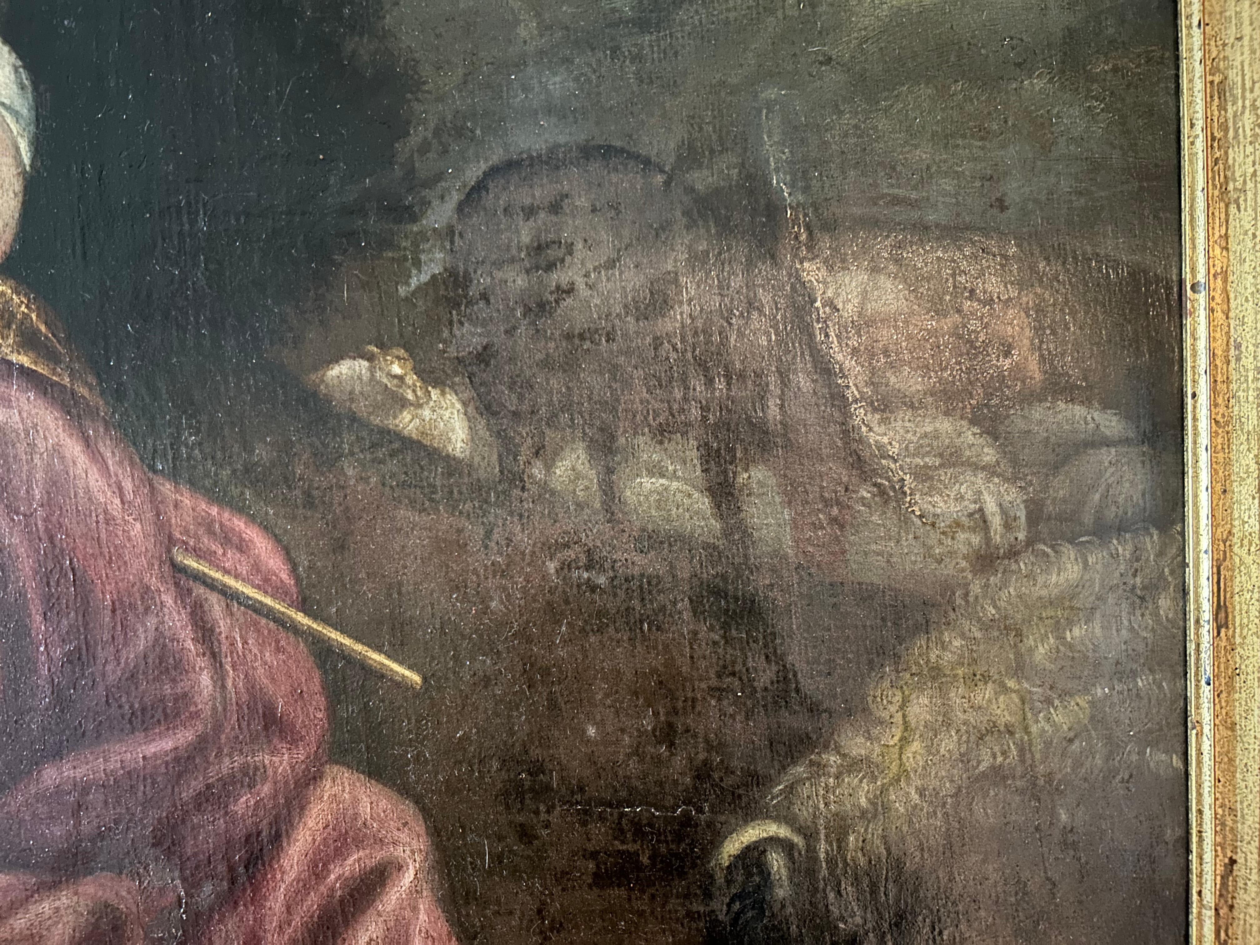 Spectaculaire huile sur toile du 18e siècle, école italienne en vente 2