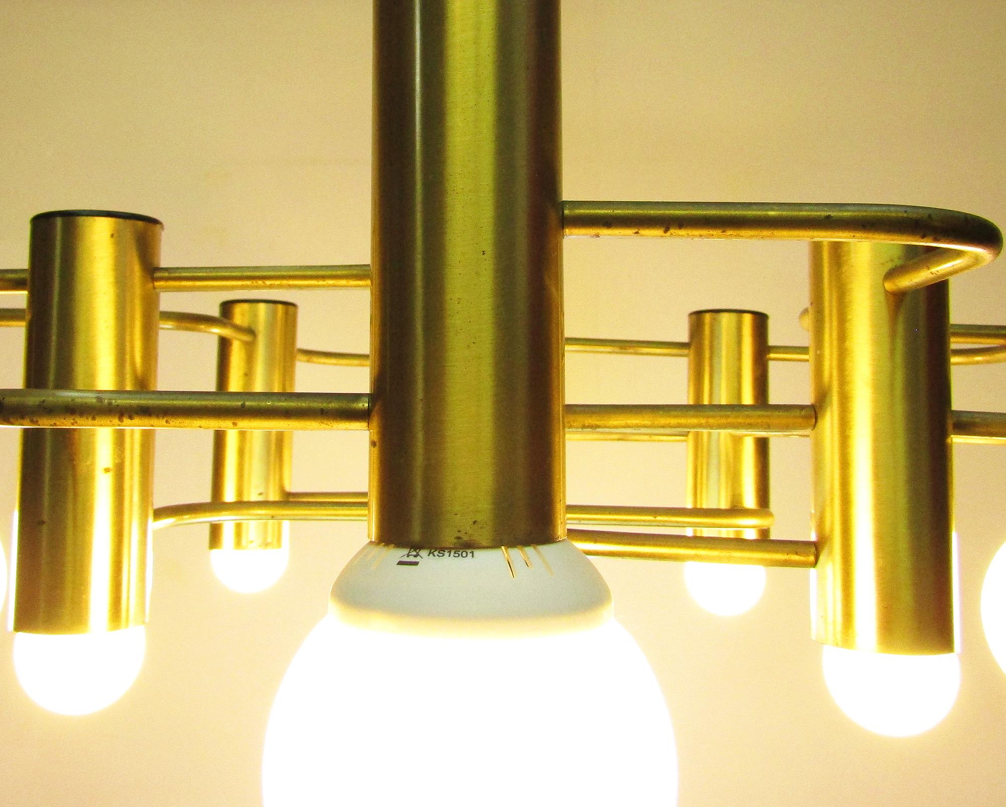 Spectacular 1960s Italian Chandelier By Gaetano Sciolari For Boulanger 4