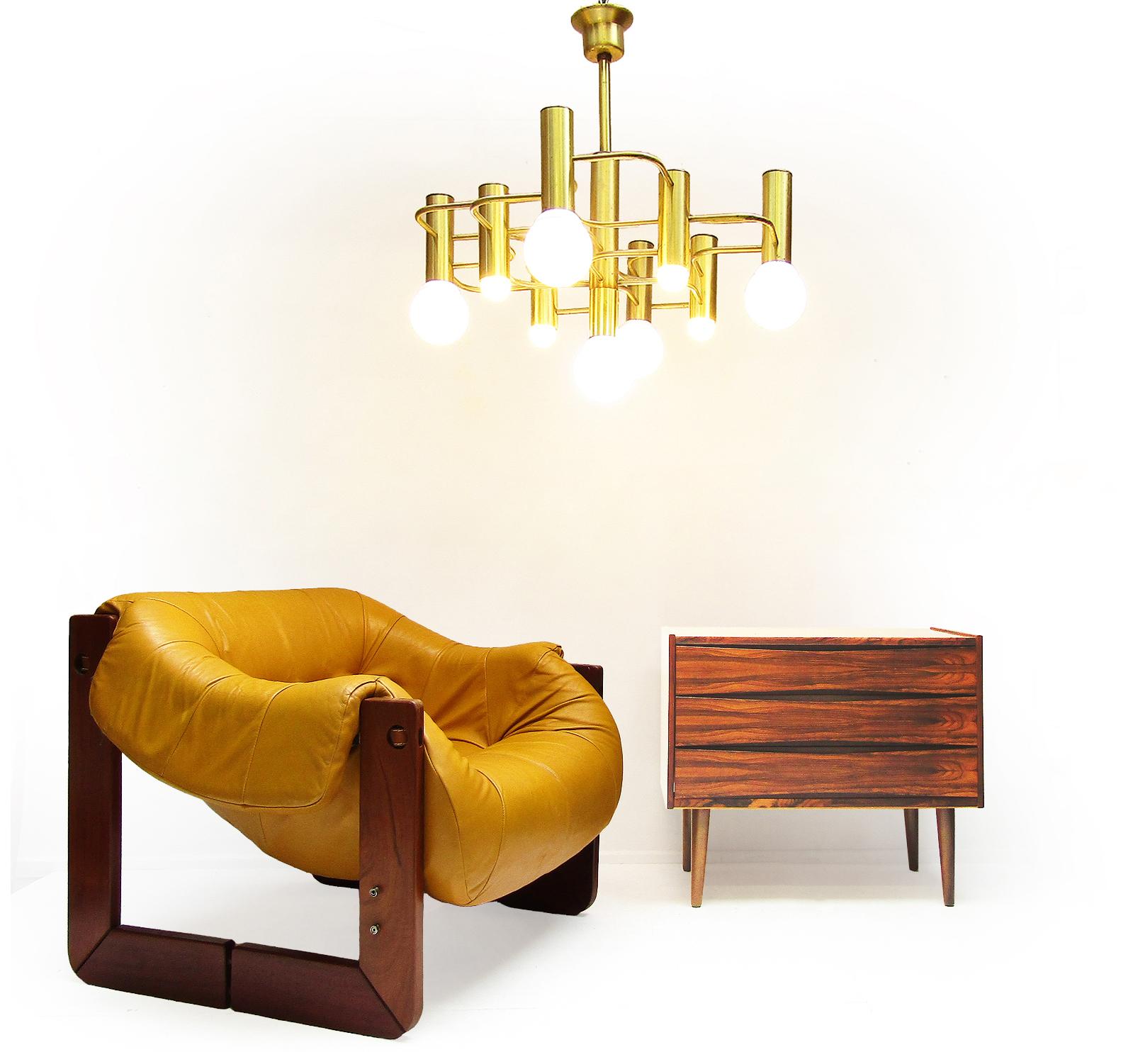 Spectacular 1960s Italian Chandelier By Gaetano Sciolari For Boulanger 1