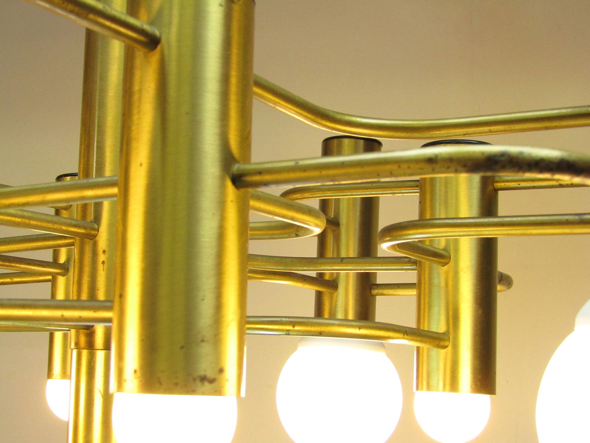 Spectacular 1960s Italian Chandelier By Gaetano Sciolari For Boulanger 2