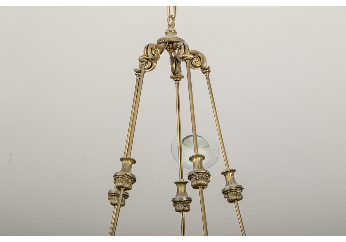 Spektakulärer durchbrochener französischer Bronzekronleuchter mit 20 Lichtern aus dem 19. (Regency) im Angebot