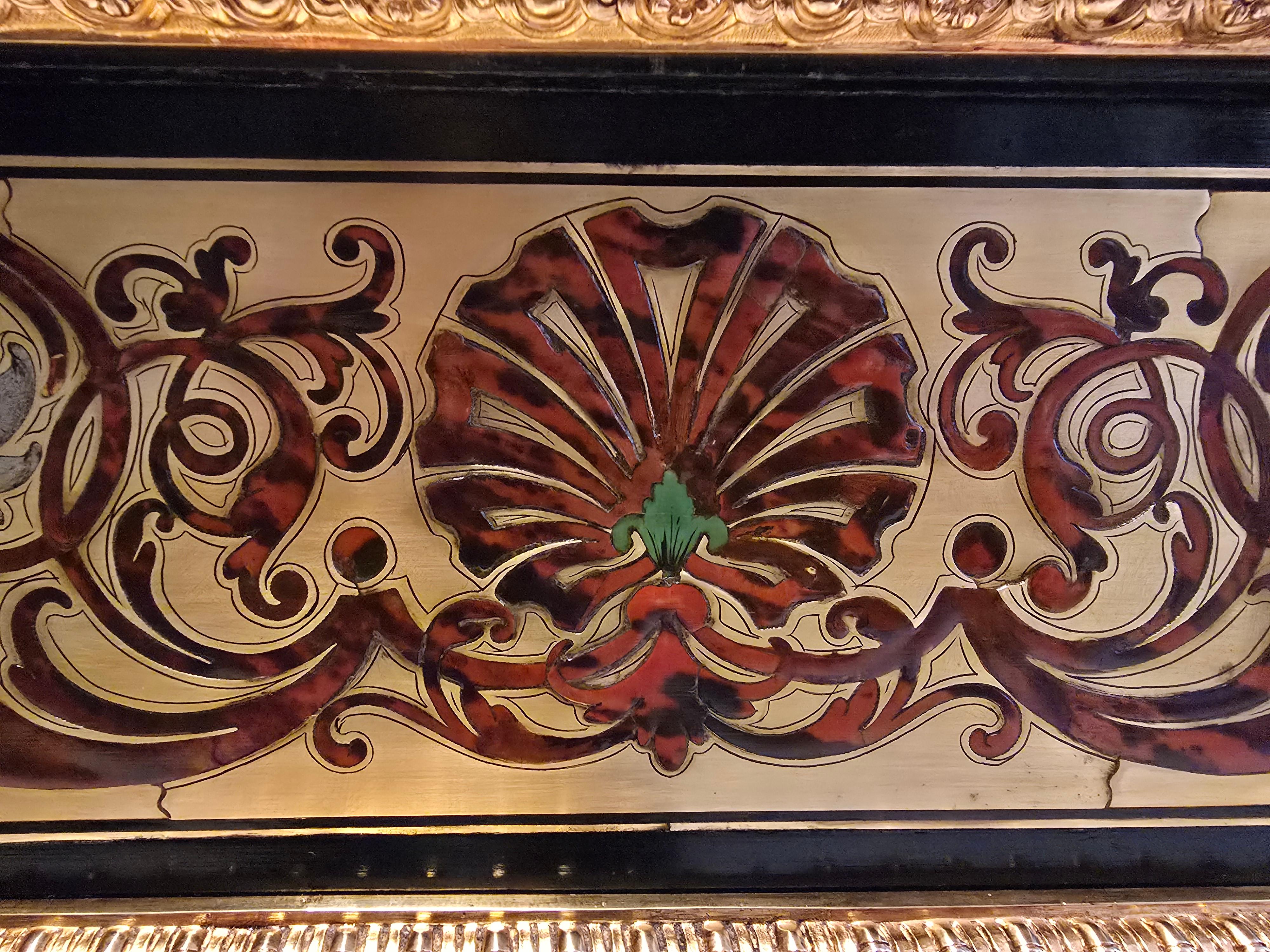 Spectacular 19th Century French Jardinière with Boulle Marquetry In Excellent Condition For Sale In Madrid, ES