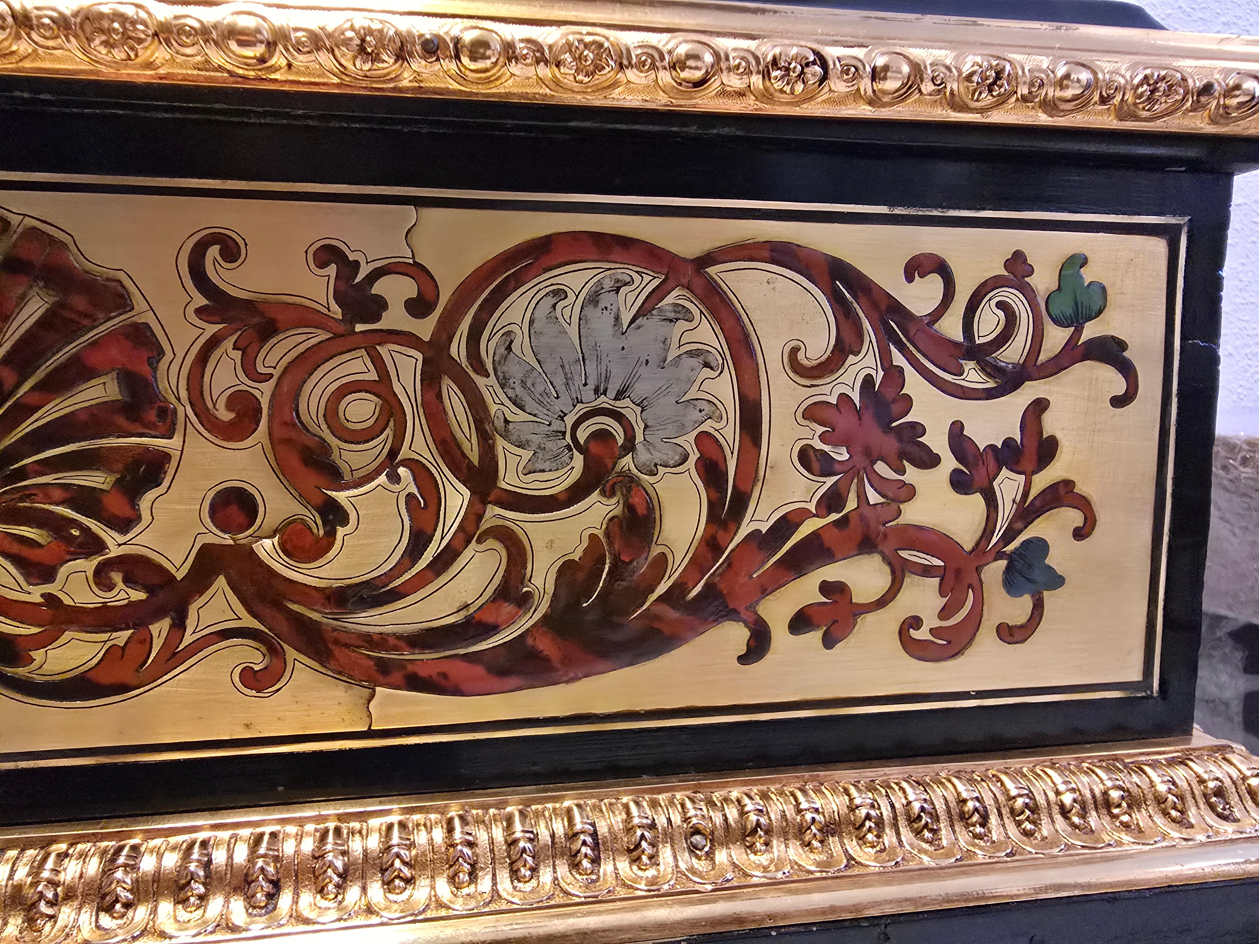 Mid-19th Century Spectacular 19th Century French Jardinière with Boulle Marquetry For Sale
