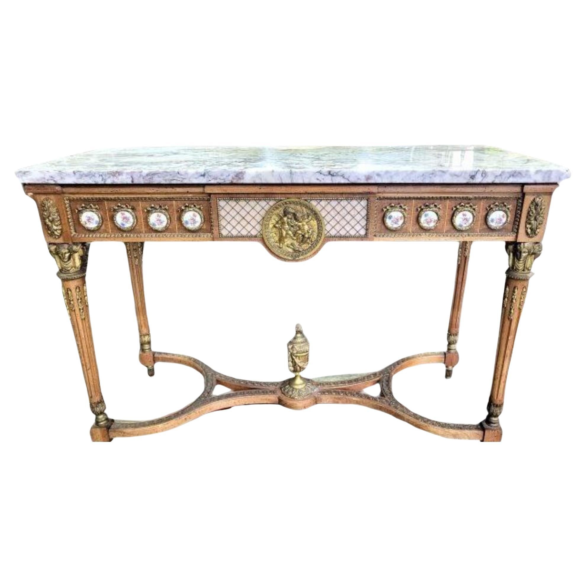 Spectacular 19th Century French Marble Table