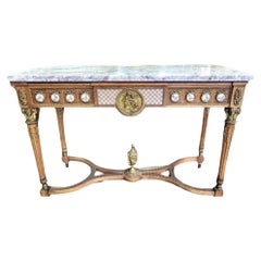 Antique Spectacular 19th Century French Marble Table
