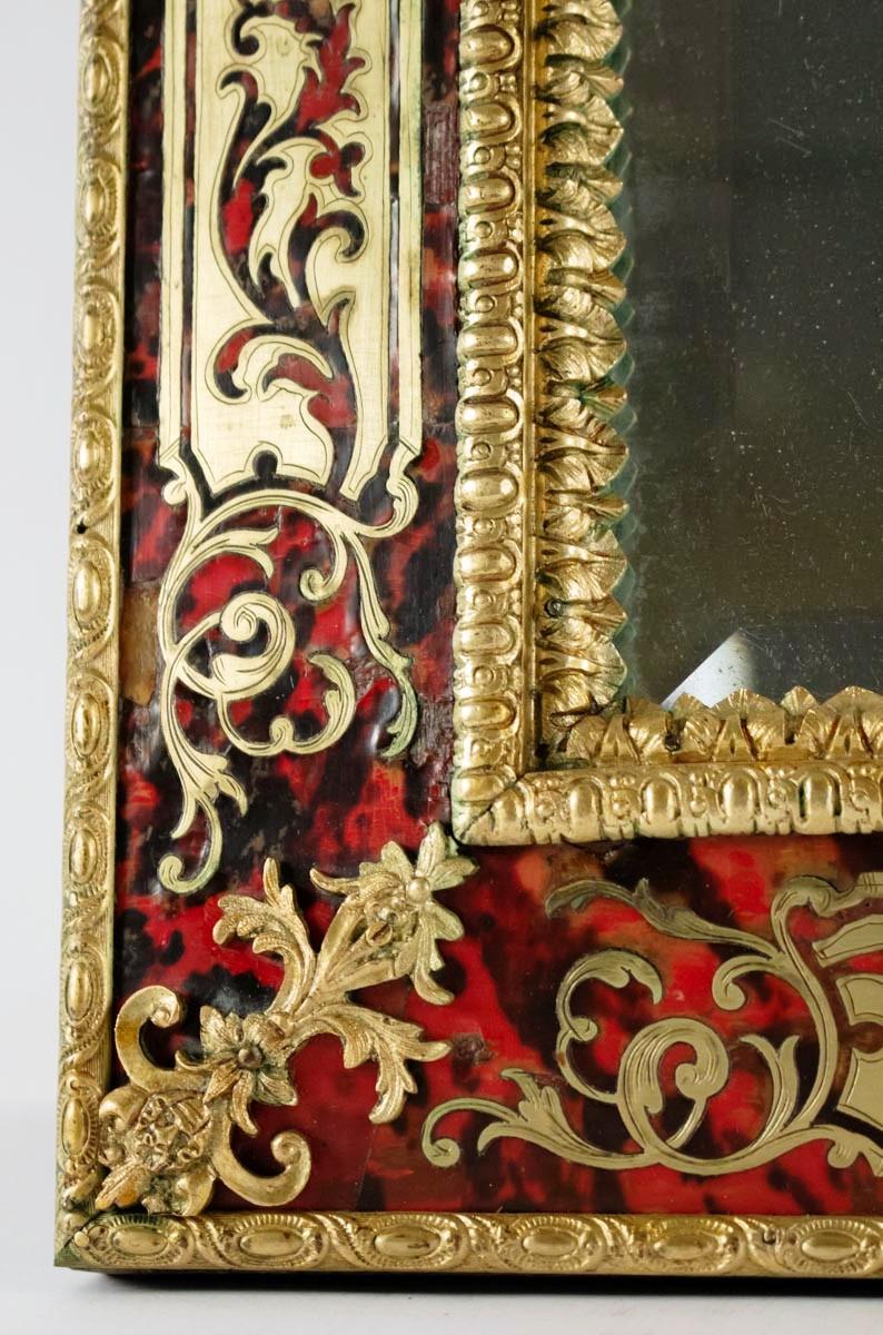 Spectacular 19th Century Mirror in Boulle Marquetry, France, Late 19th Century In Good Condition In Saint-Ouen, FR