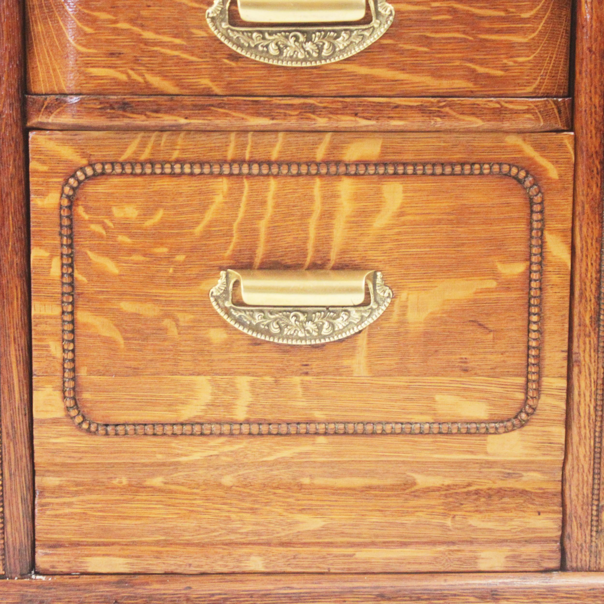 Spectacular 19th Century Oak Roll Top Desk by A. Petersen & Co. of Chicago 2