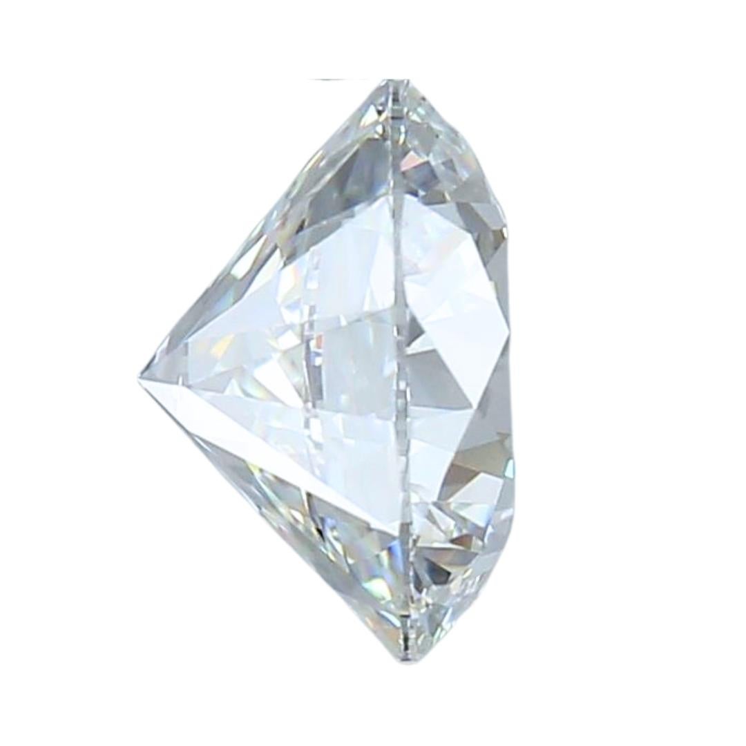 Round Cut Spectacular 2.01ct Ideal Cut Round-Shaped Diamond - GIA Certified For Sale