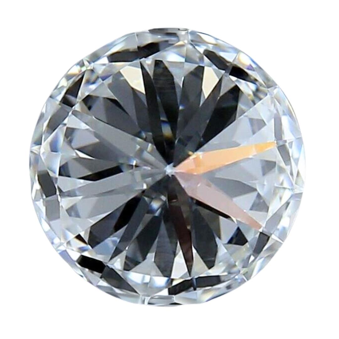 Women's Spectacular 2.01ct Ideal Cut Round-Shaped Diamond - GIA Certified For Sale