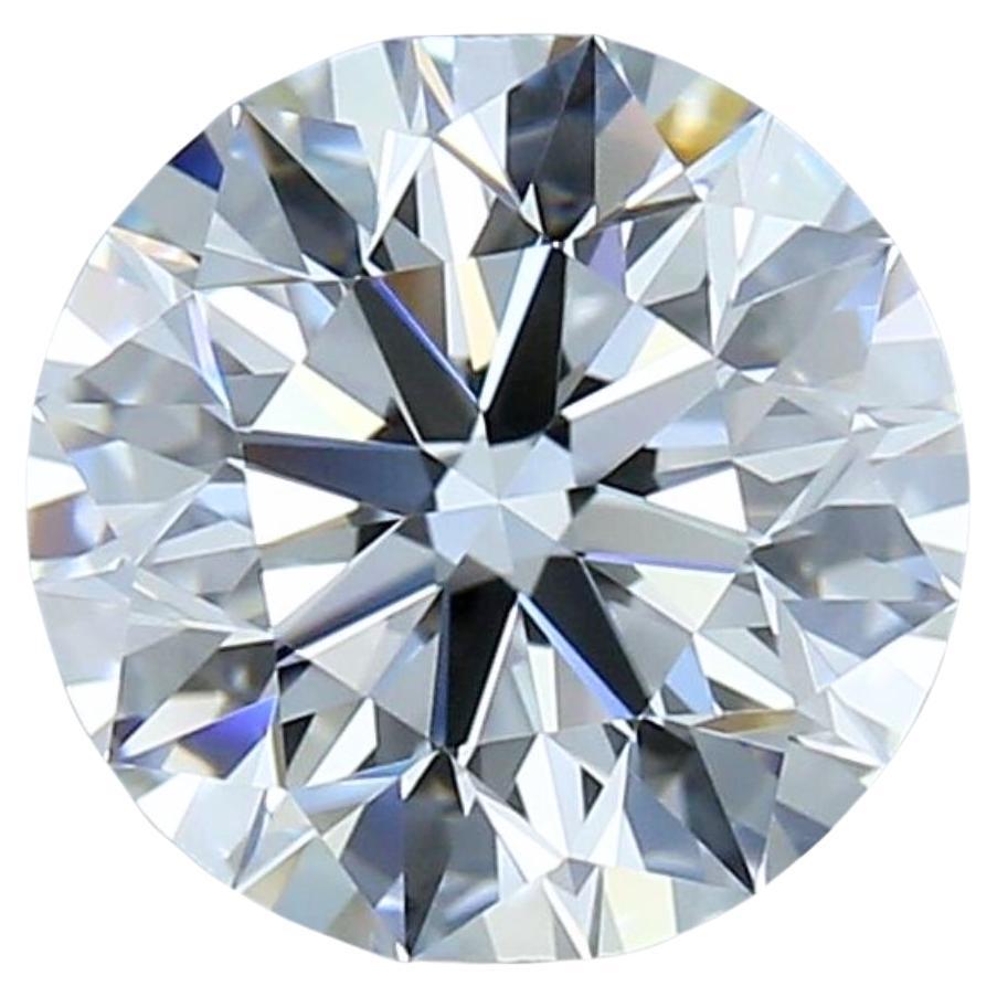 Spectaculaire diamant rond à taille idéale de 2,01ct - certifié GIA en vente