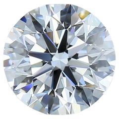 Spectaculaire diamant rond à taille idéale de 2,01ct - certifié GIA