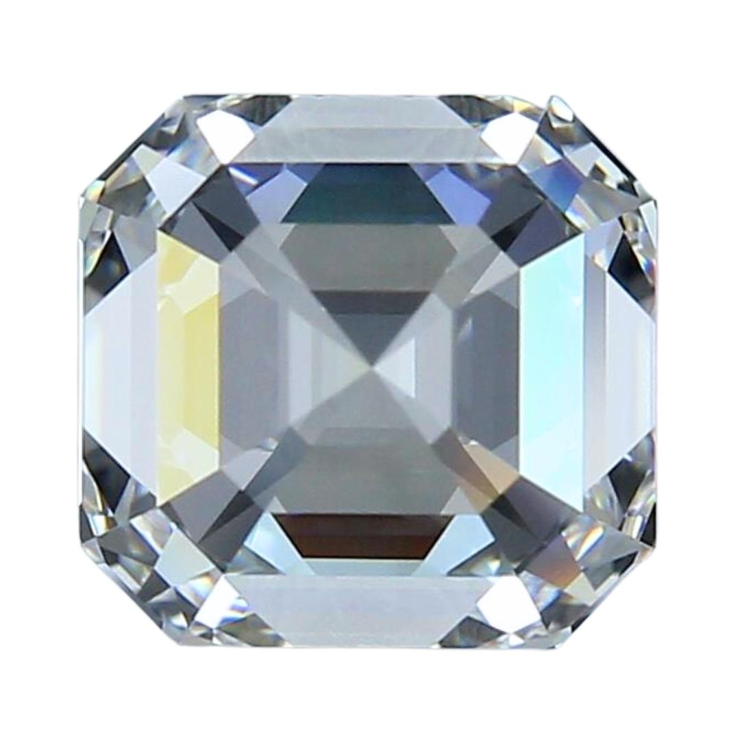 Women's Spectacular 4.03ct Ideal Cut Square Diamond - GIA Certified For Sale