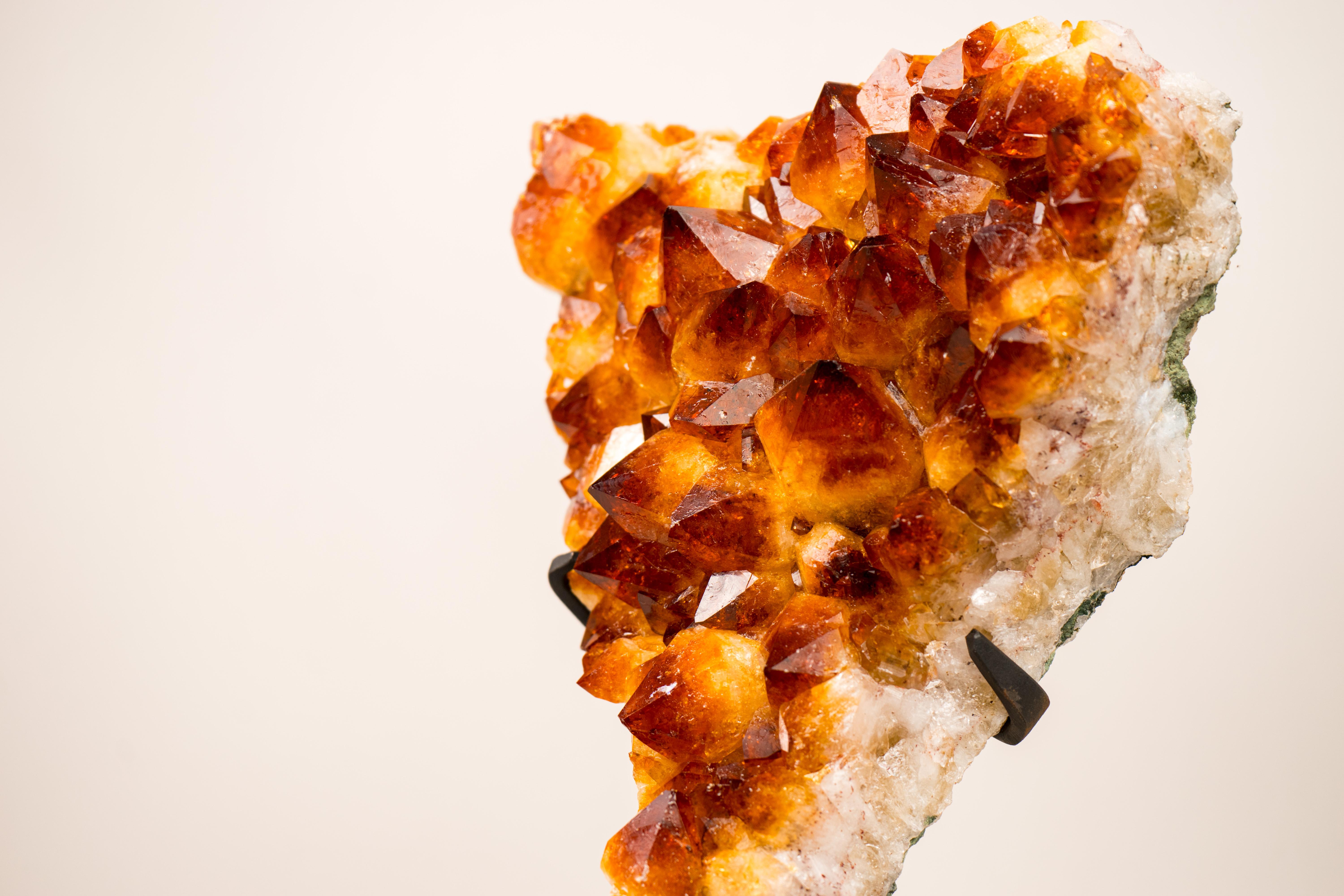 Spectacular AAA Natural Citrine Cluster For Sale 4