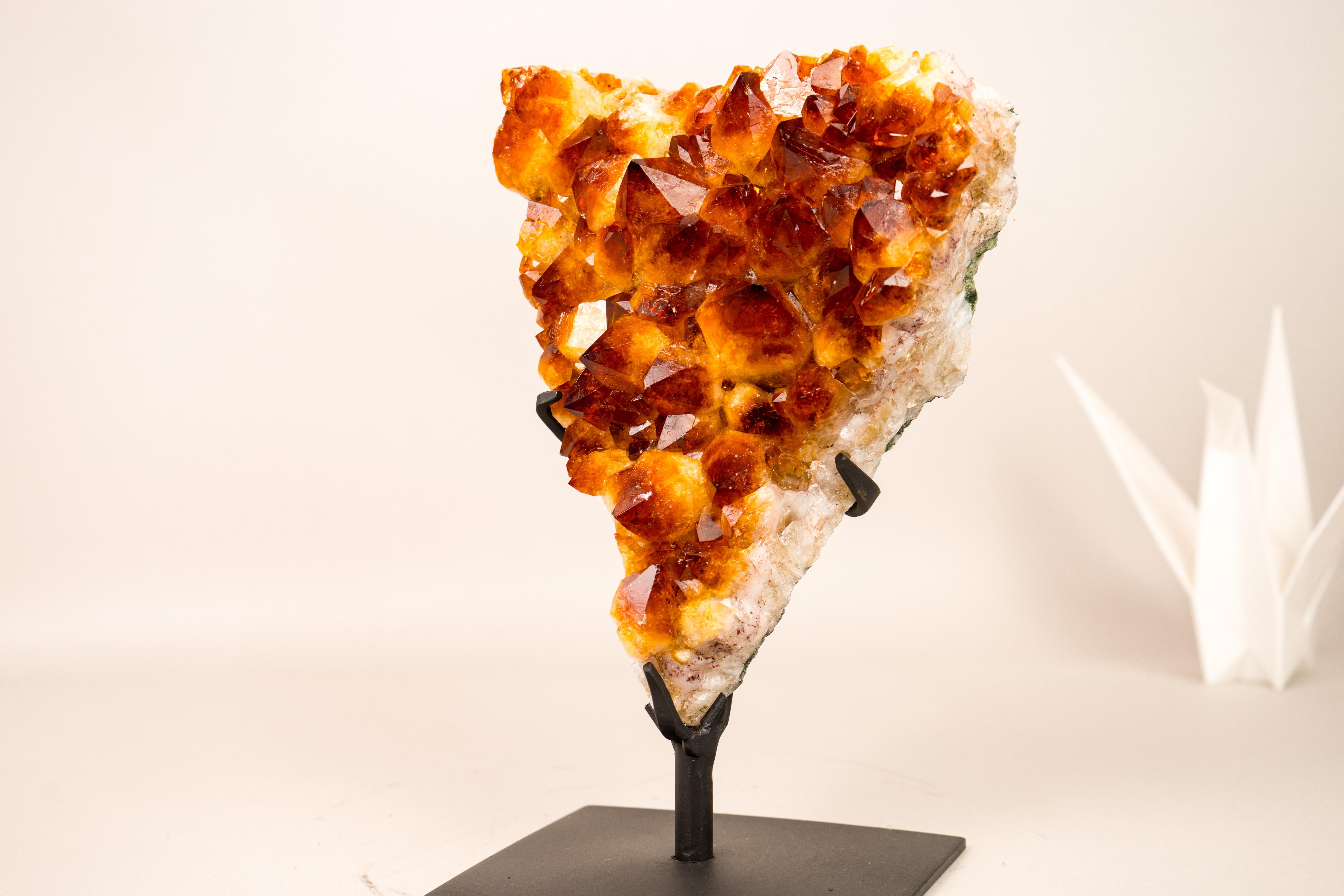Brazilian Spectacular AAA Natural Citrine Cluster For Sale