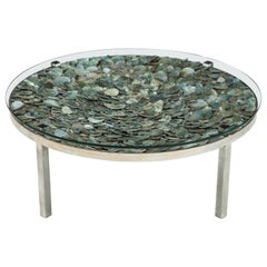 Spectacular Abalone Shell Coffee Table