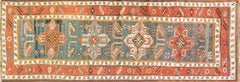 Antique Akstafa/ Kazak Caucasian Runner, 3'6" x 11'