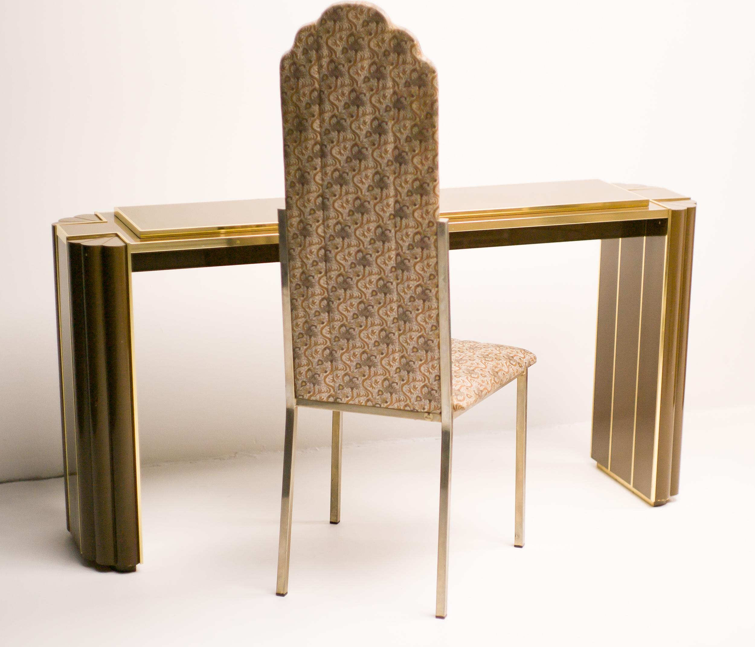 Faceted Spectacular Alain Delon Dining Room Set