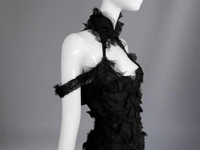 black with gold sequin dress Satin and lace evening dress main image 0