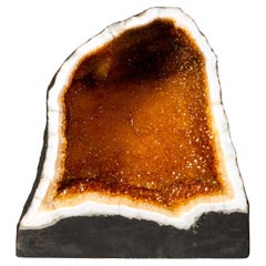Spectacular All-Natural Citrine Geode Cave