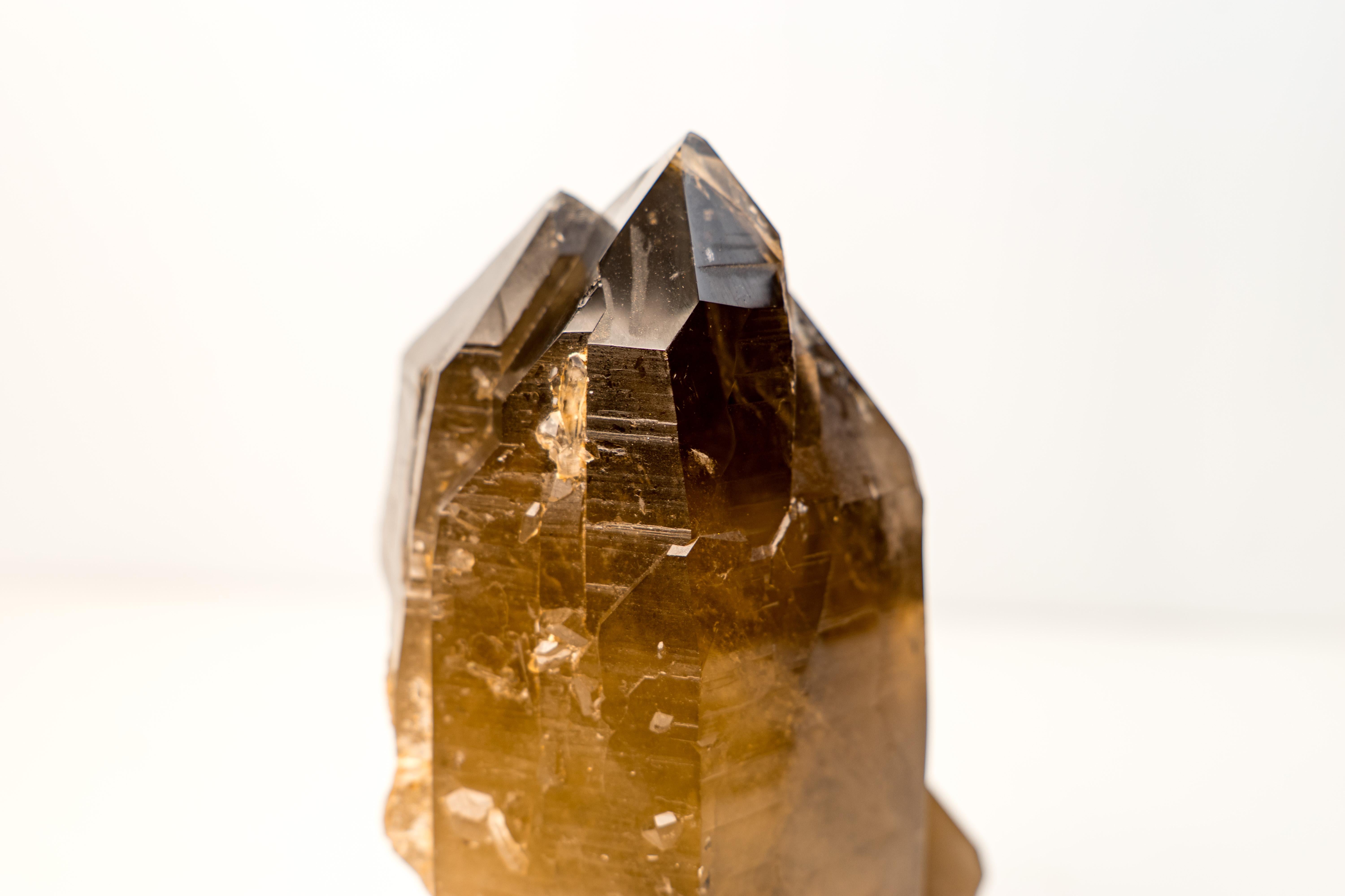Spectacular All-Natural Elestial Citrine Crystal In New Condition For Sale In Ametista Do Sul, BR