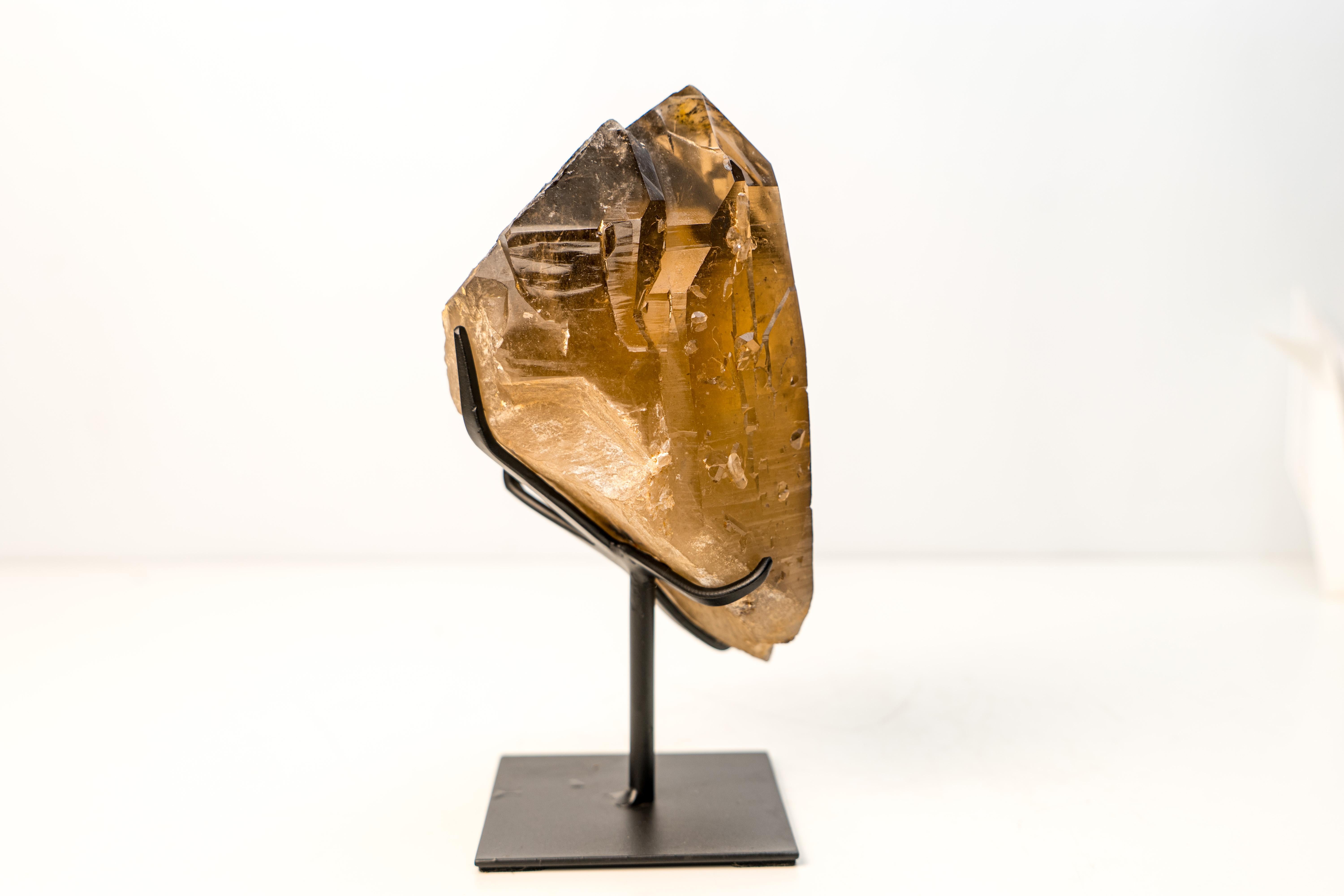 Spectacular All-Natural Elestial Citrine Crystal For Sale 2