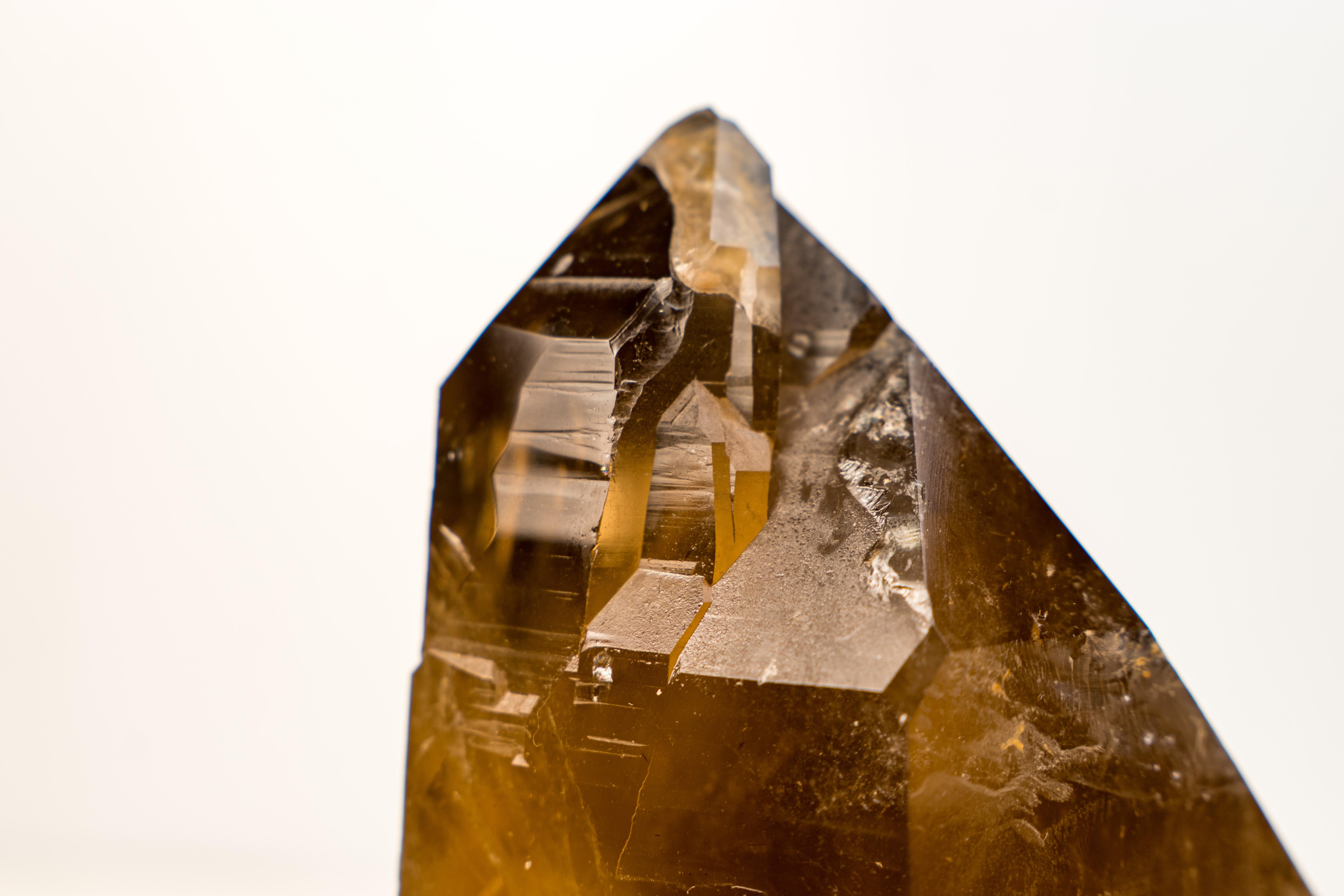 Spectacular All-Natural Elestial Citrine Crystal For Sale 3