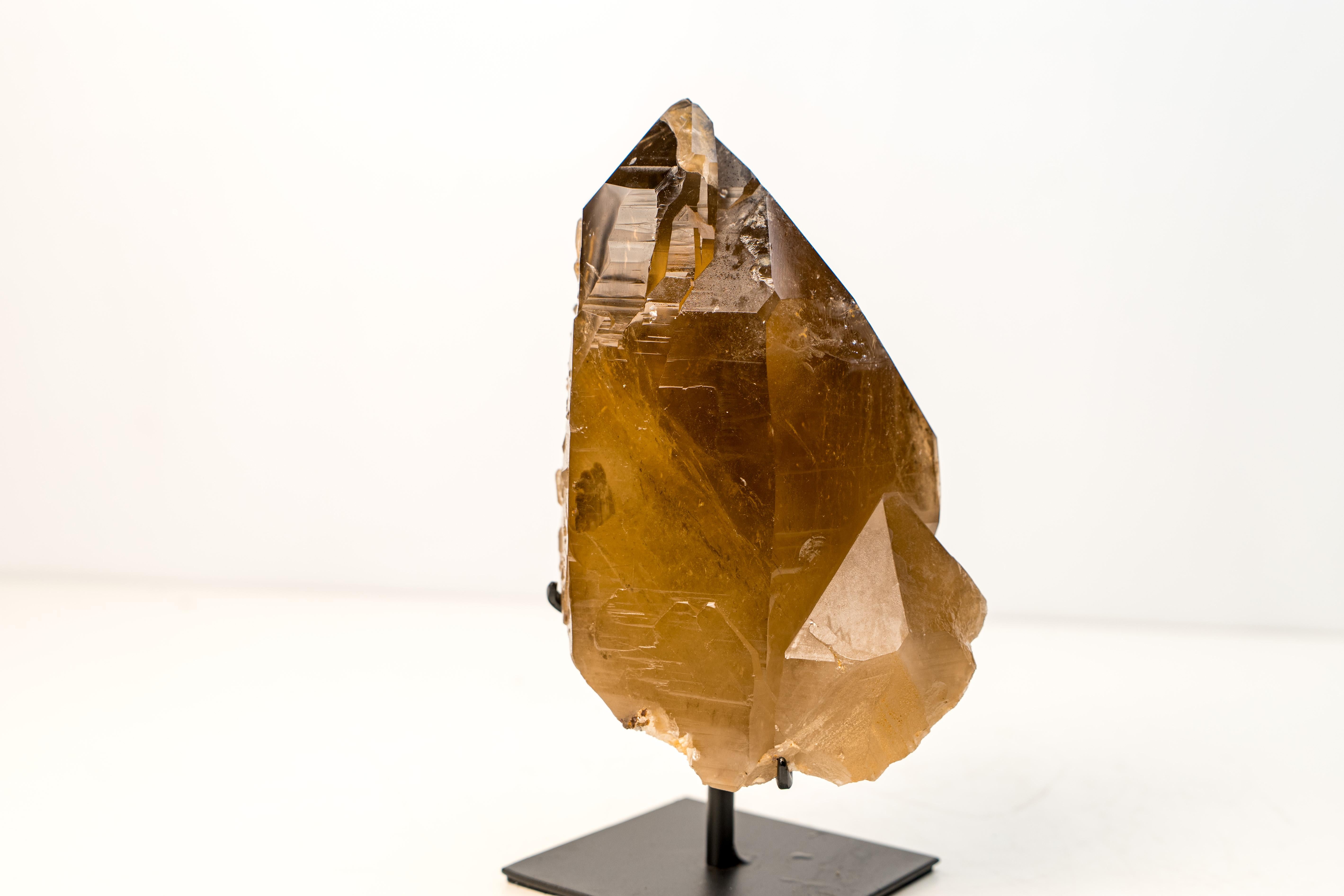 Spectacular All-Natural Elestial Citrine Crystal For Sale 4