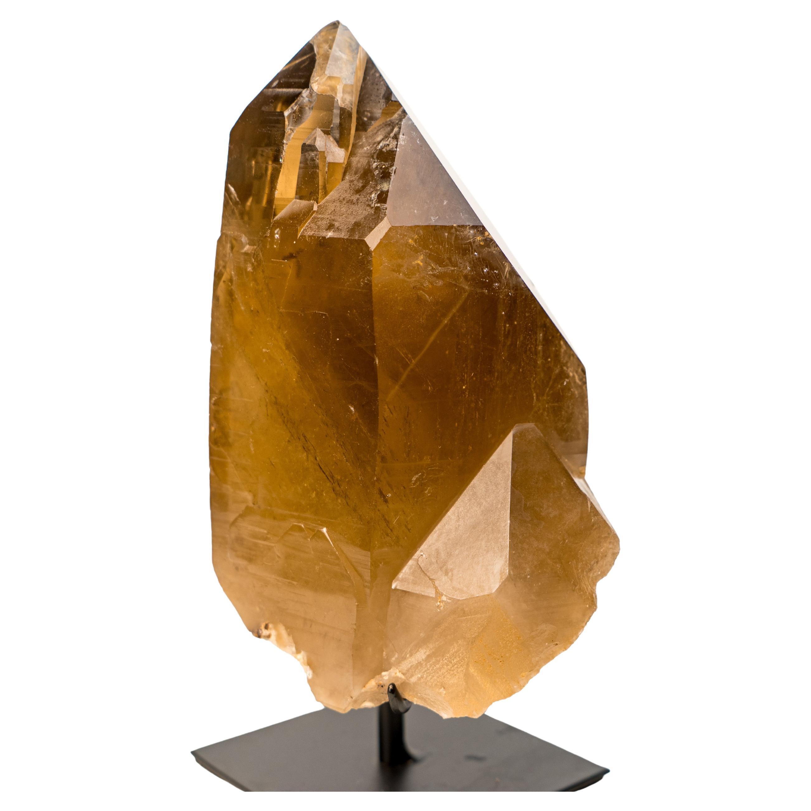 Spettacolare cristallo di Citrino Elestial completamente naturale