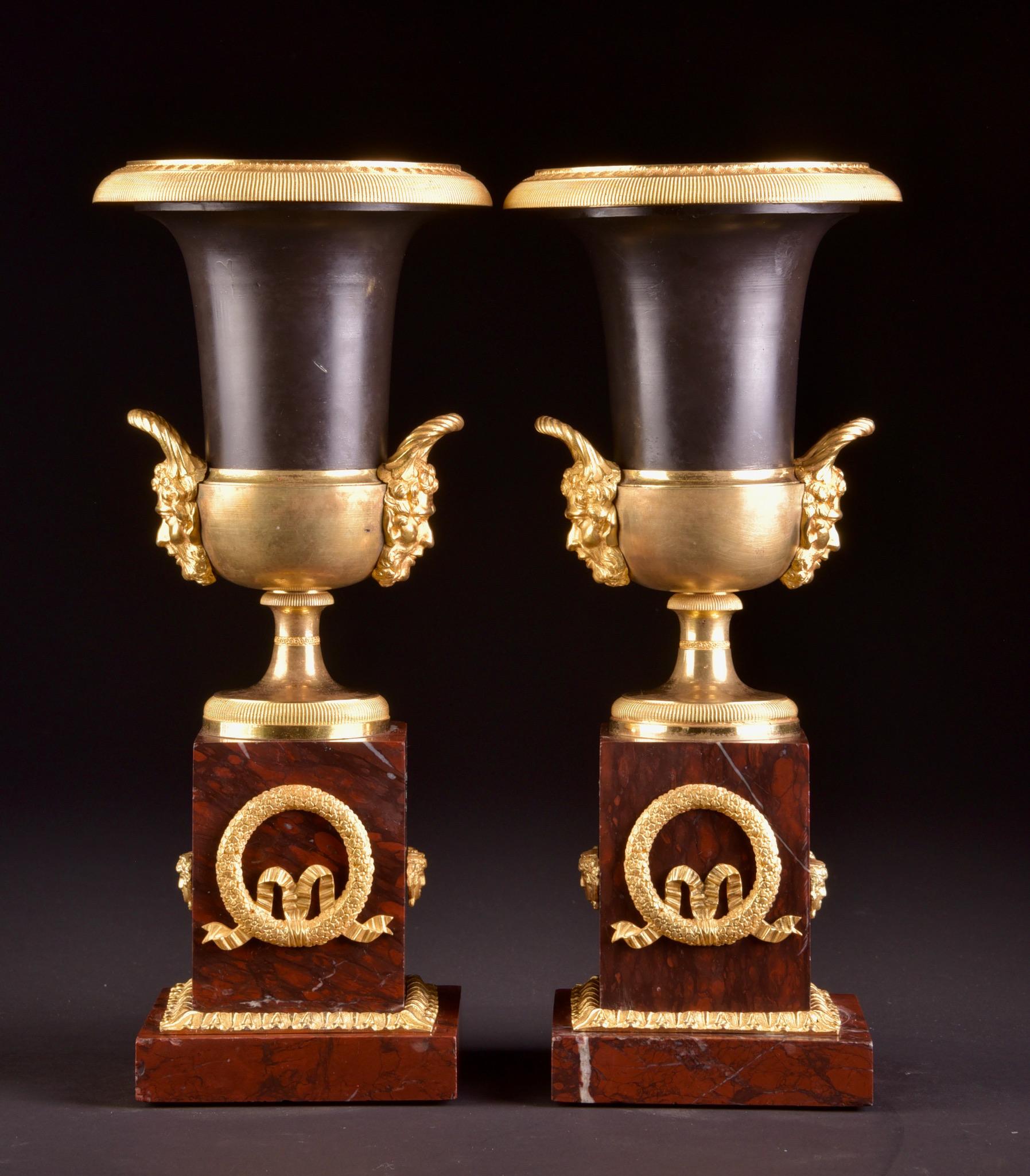 Spectacular and Chic Empire Medici Vases / Cassolettes 4