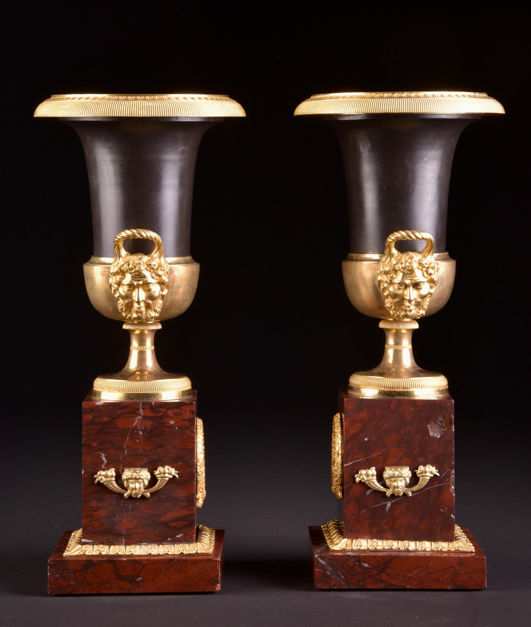 Spectacular and Chic Empire Medici Vases / Cassolettes 2