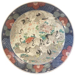 Spectacular Antique Japanese 19th Century Imari Charger