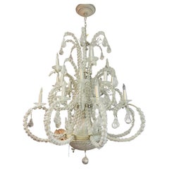 Spectacular Antique Murano Glass Chandelier