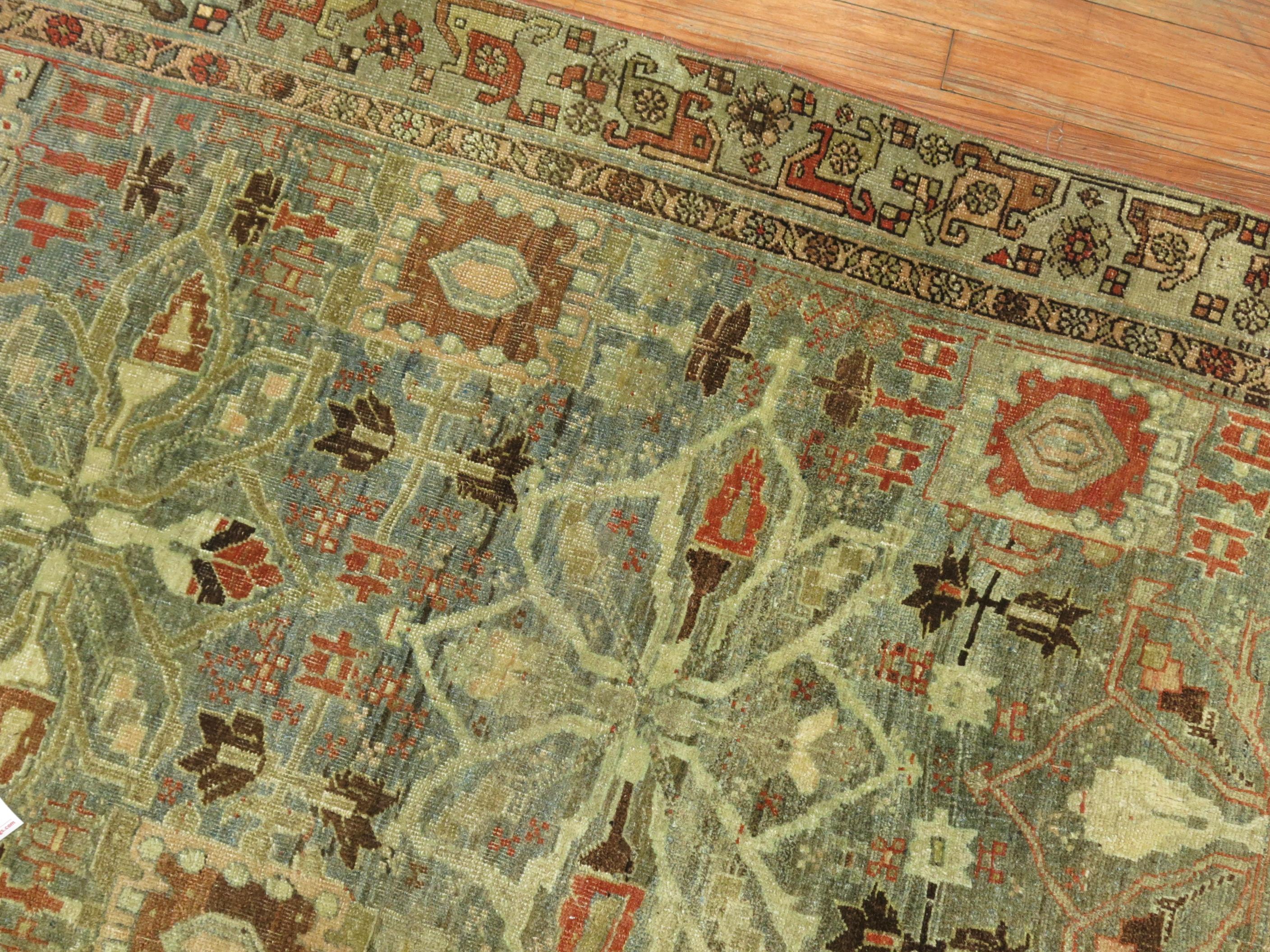 Spectacular Antique Persian Bidjar Rug In Good Condition In New York, NY