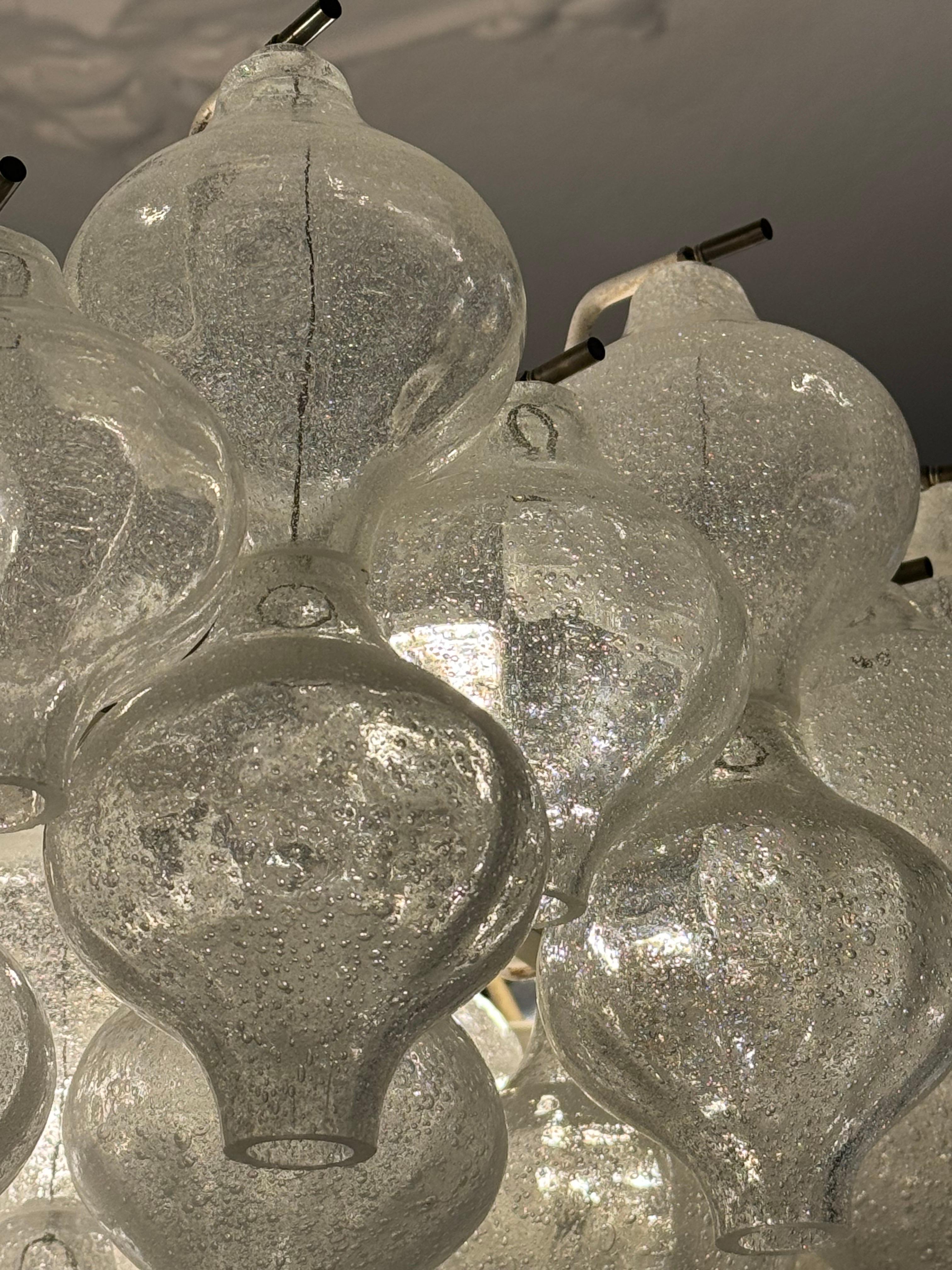 Spettacolare lampadario austriaco in vetro di Murano 