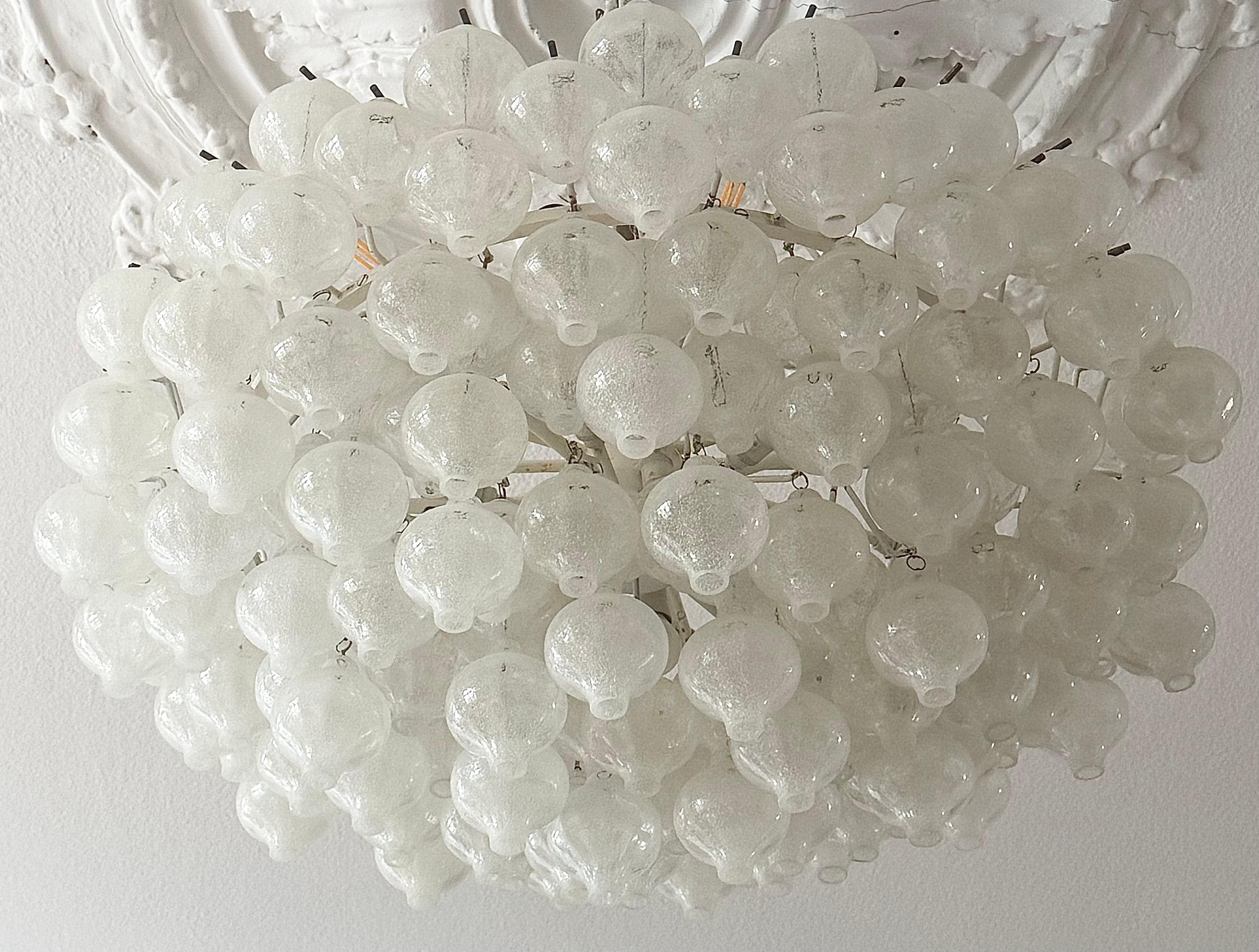 Austriaco Spettacolare lampadario austriaco in vetro di Murano 