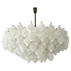 Spectacular Austrian Murano Glass "Tulipan" Chandelier from J.T.Kalmar, 1960s