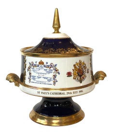 Spectaculaire pièce d'Aynsley à édition limitée Prince Charles Lady Diana Wedding 1980