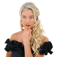 Espectacular pulsera de diamantes Burch Swiss Modern