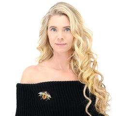 Spectacular Cazzaniga Bee Brooch