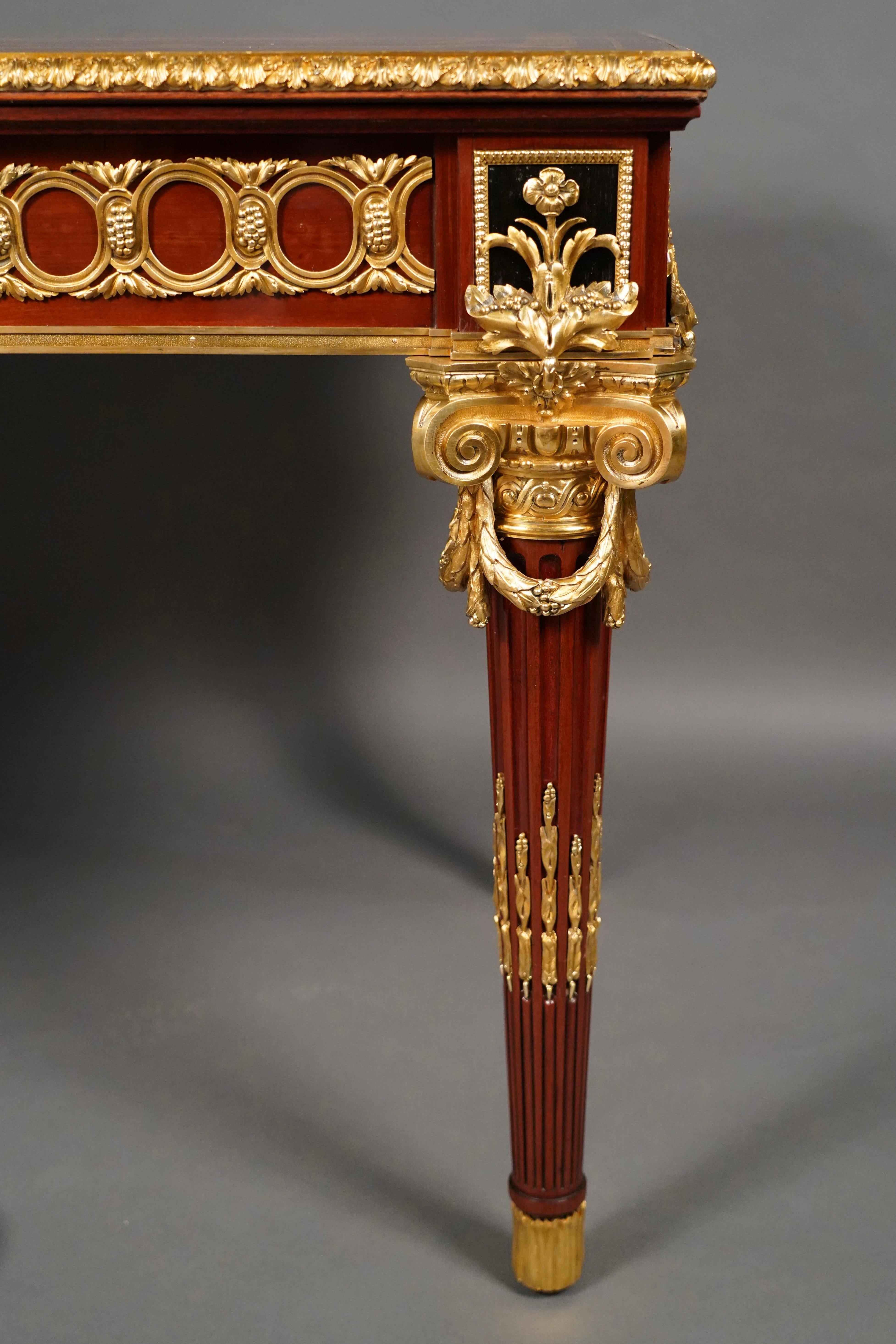 Late 19th Century Spectacular Louis XVI Style Center Table, France, circa 1880 For Sale