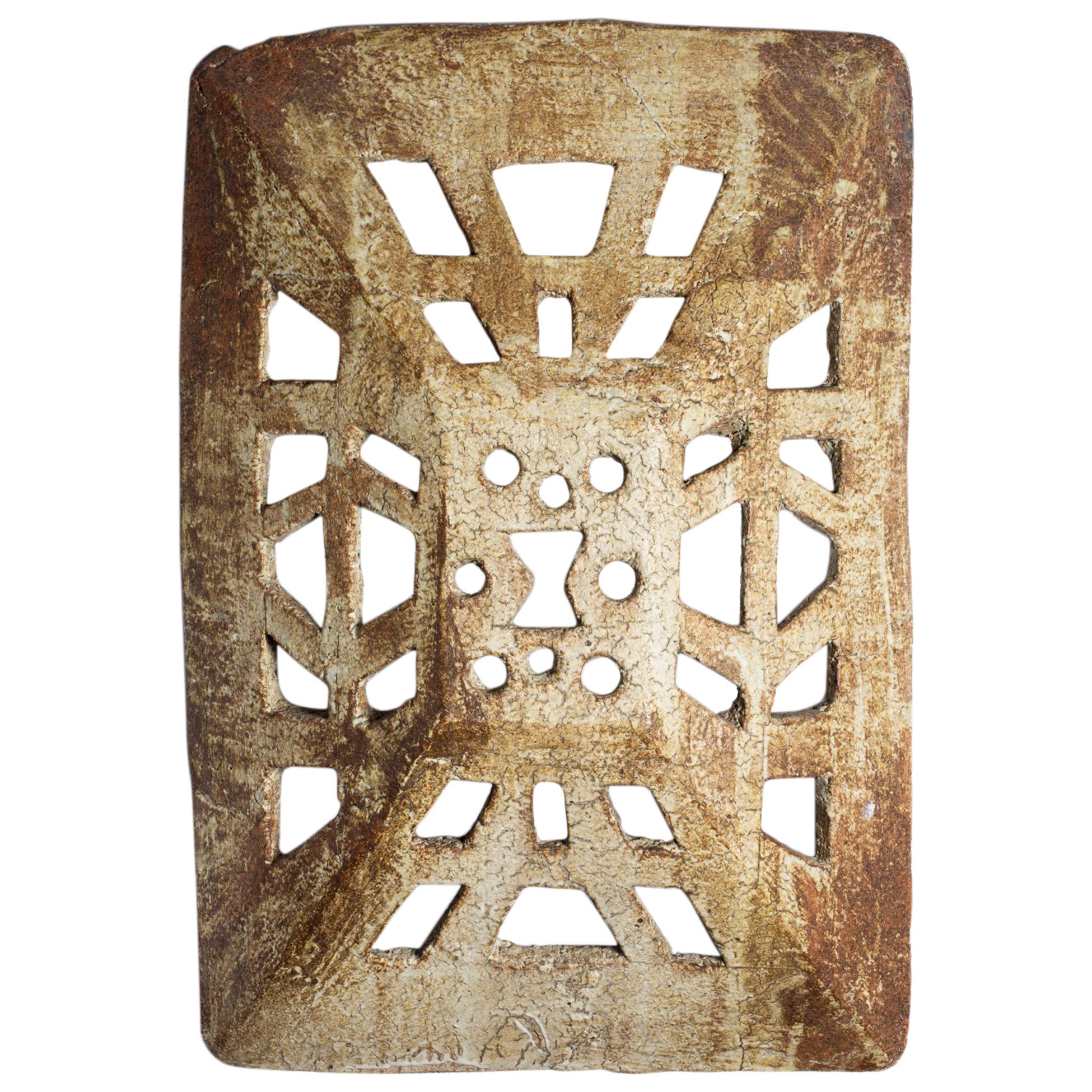 Spectacular Ceramic Wall Sconce by Jean-Pierre Viot, circa 1970