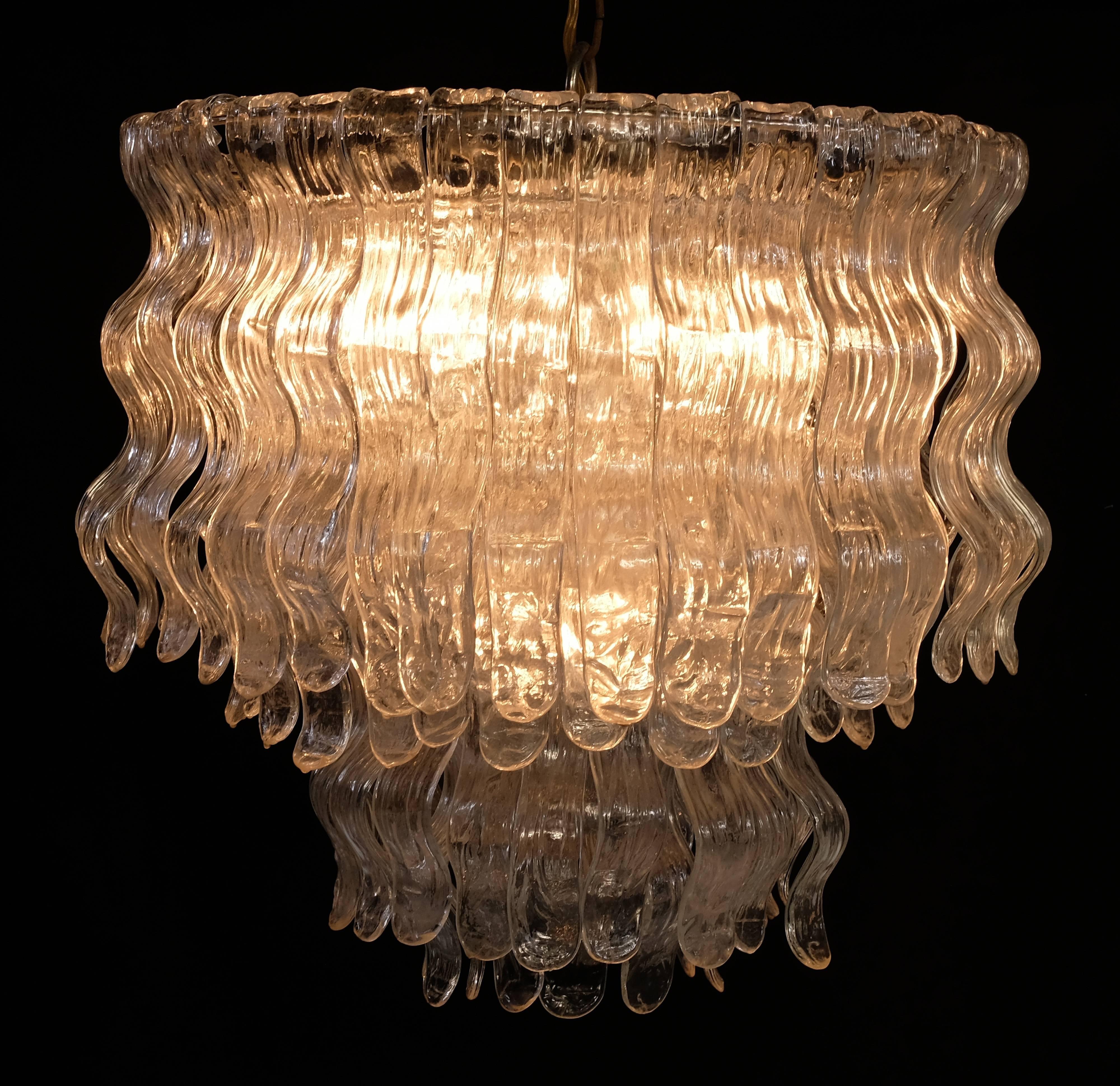 Spectacular Chandelier by Barovier & Toso, Murano, 1970s In Good Condition In Budapest, HU