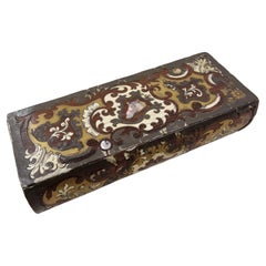 Antique Spectacular cigar box smoking accessory, Boulle, 1900 napoleon III design France