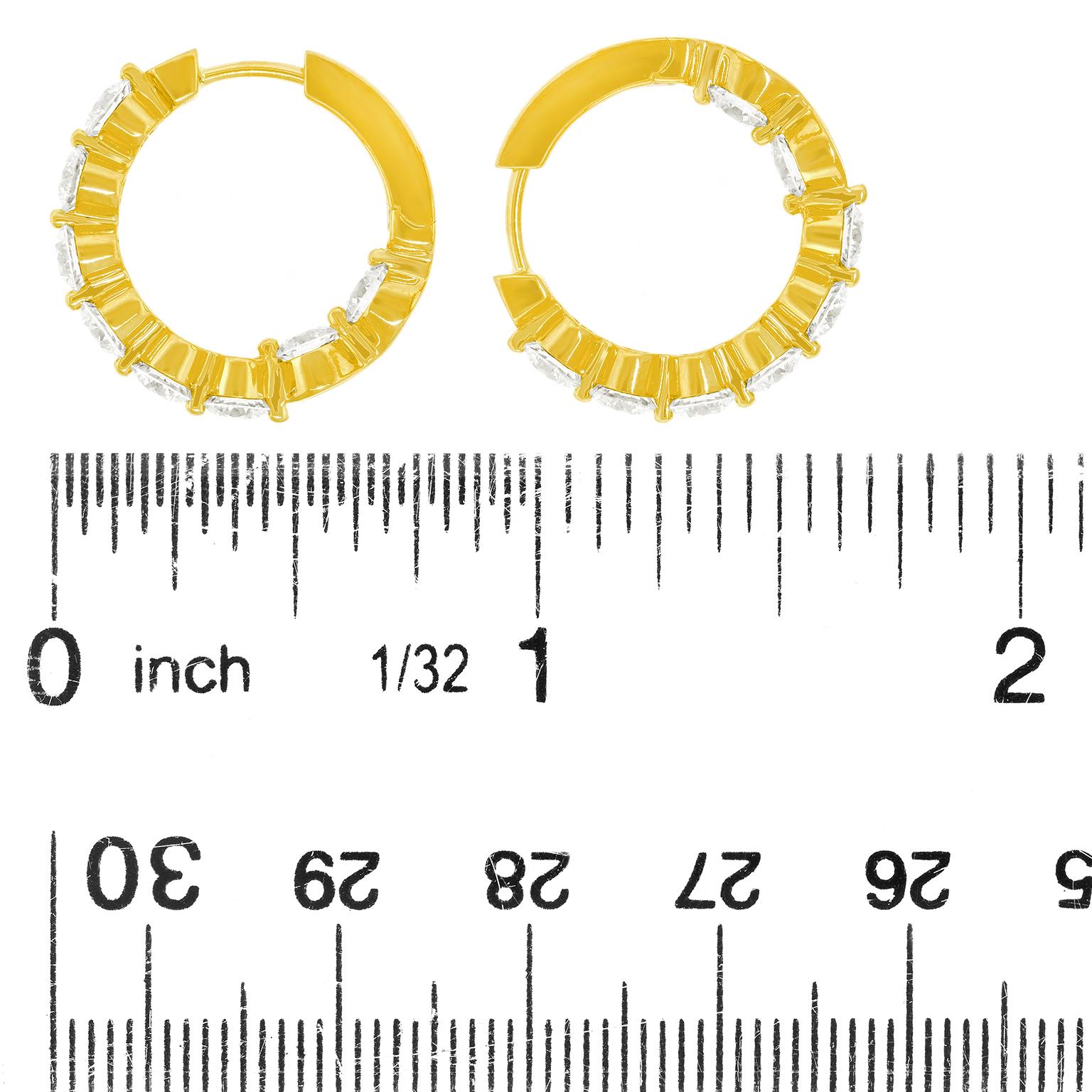 Spectacular Diamond Hoops For Sale 1