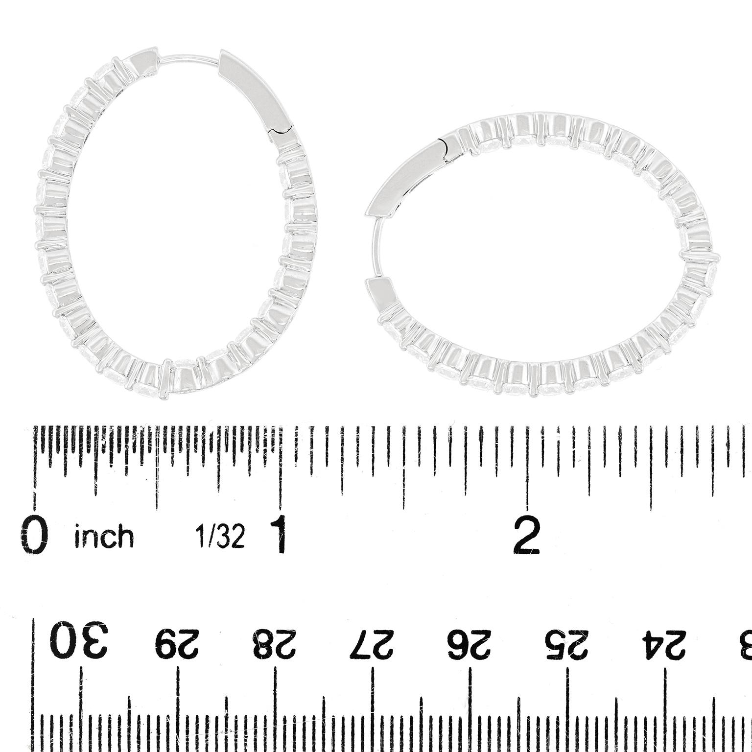 Spectacular Diamond Hoops For Sale 1