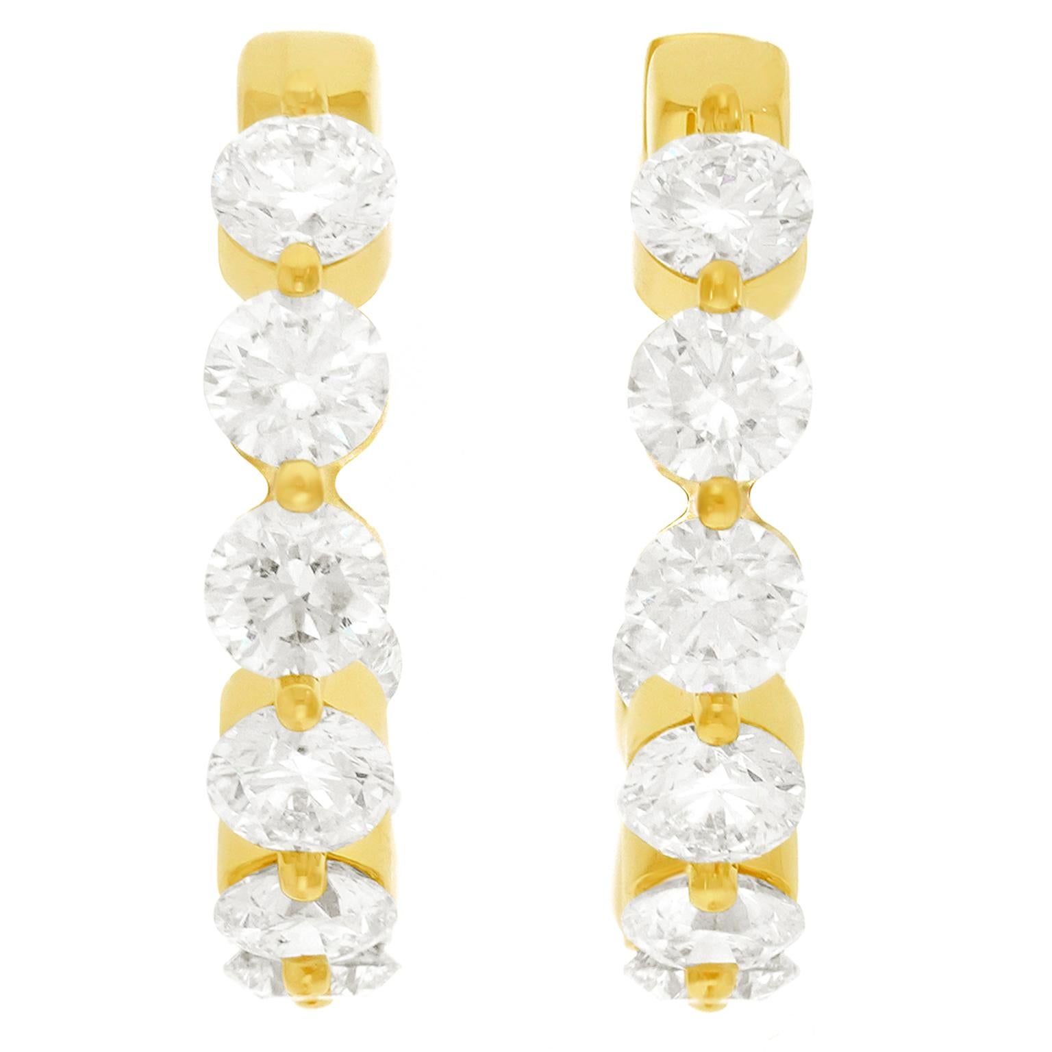 Spectacular Diamond Hoops For Sale 2