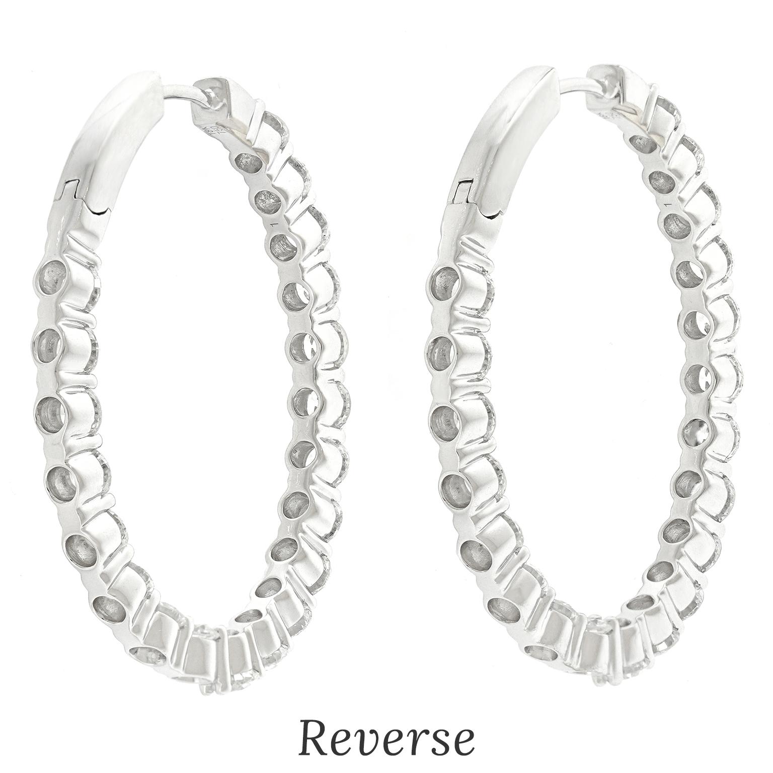 Spectacular Diamond Hoops For Sale 2