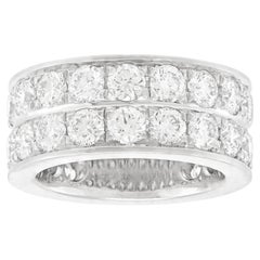 Spectacular Double Row Eternity Band