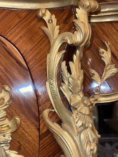 Spectacular Early 20th Century French Louis XV Style Vitrine, Francois Linke